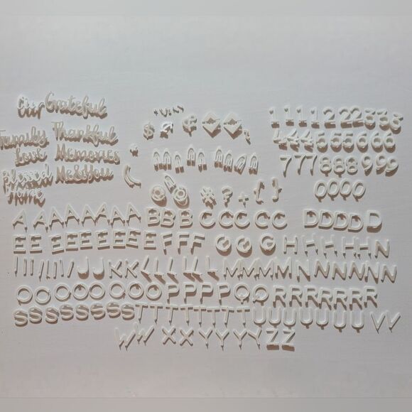 Letter Sign Board with Precut Letters Words Numbers - Picture 11 of 14